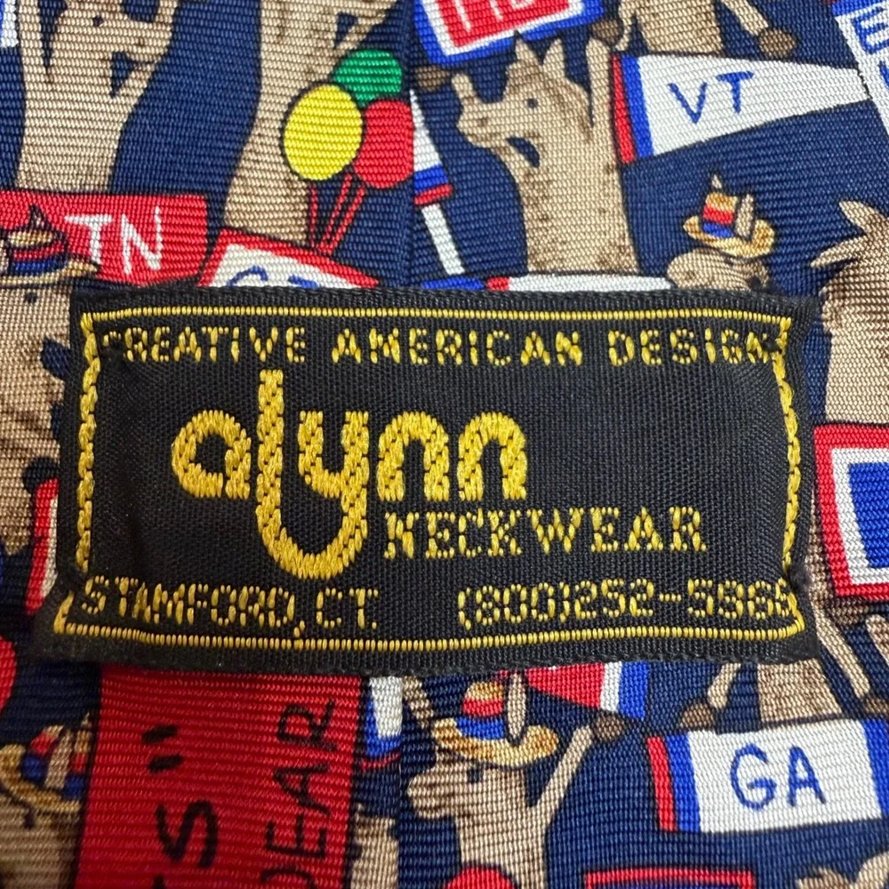 Alynn Neckwear Democrats Political Election USA Mens Silk Tie with Donkey - Picture 5 of 7